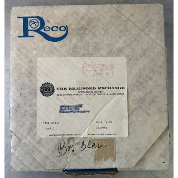 Little Boy Blue Collector Plate 1980 Mother Goose Series John McClellan Cert/Box - Picture 9 of 9